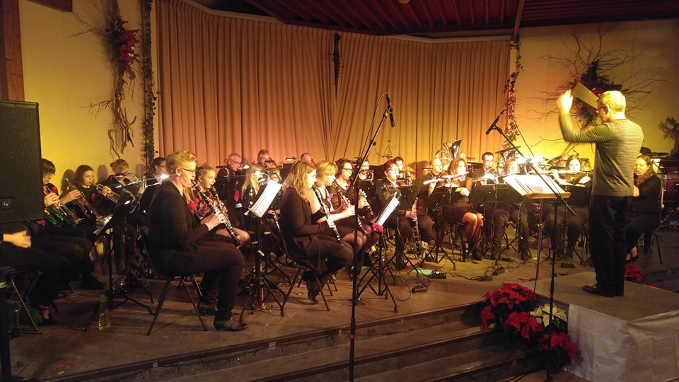 Laatste soundcheck kerstconcert 2017