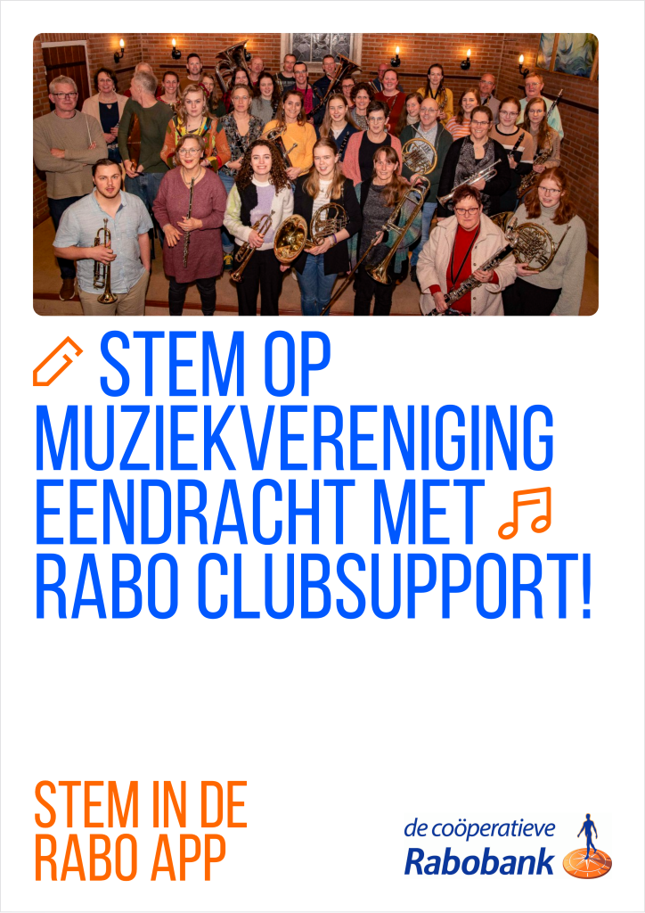 Poster Rabo ClubSupport 2024 Eendracht