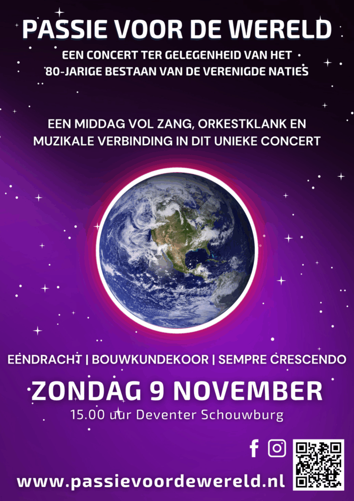 Poster Passie voor de wereld